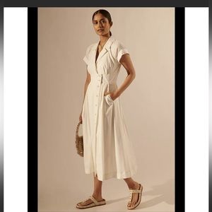 Maeve Poplin Midi Shirtdress - Anthropologie
